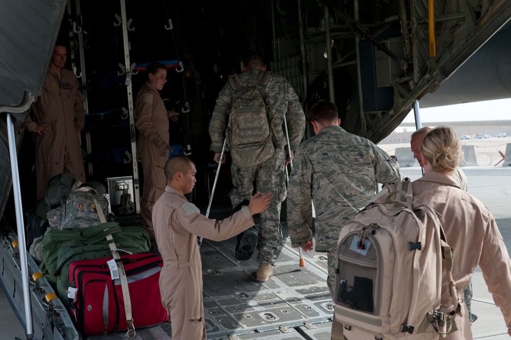 379 Expeditionary Aeromedical Evacuation Squadron Brings Comfort, Care to area of responsibility