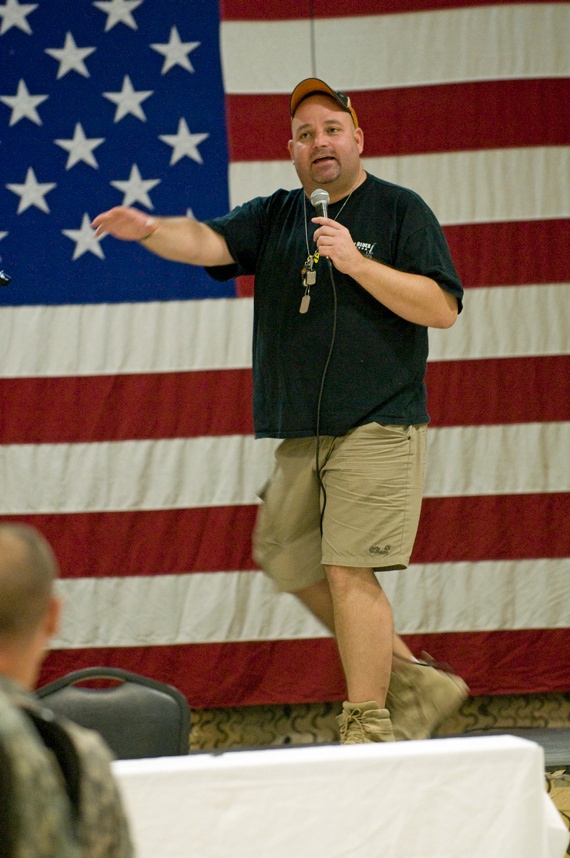 Comedians take the stage at Joint Base Balad