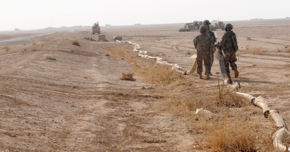 Soldiers, KBR continue efforts to end water shortage