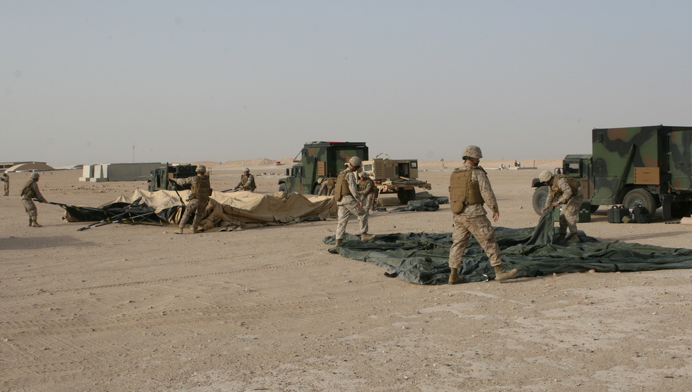 22nd Marine Expeditionary Unit conducts command post exercise