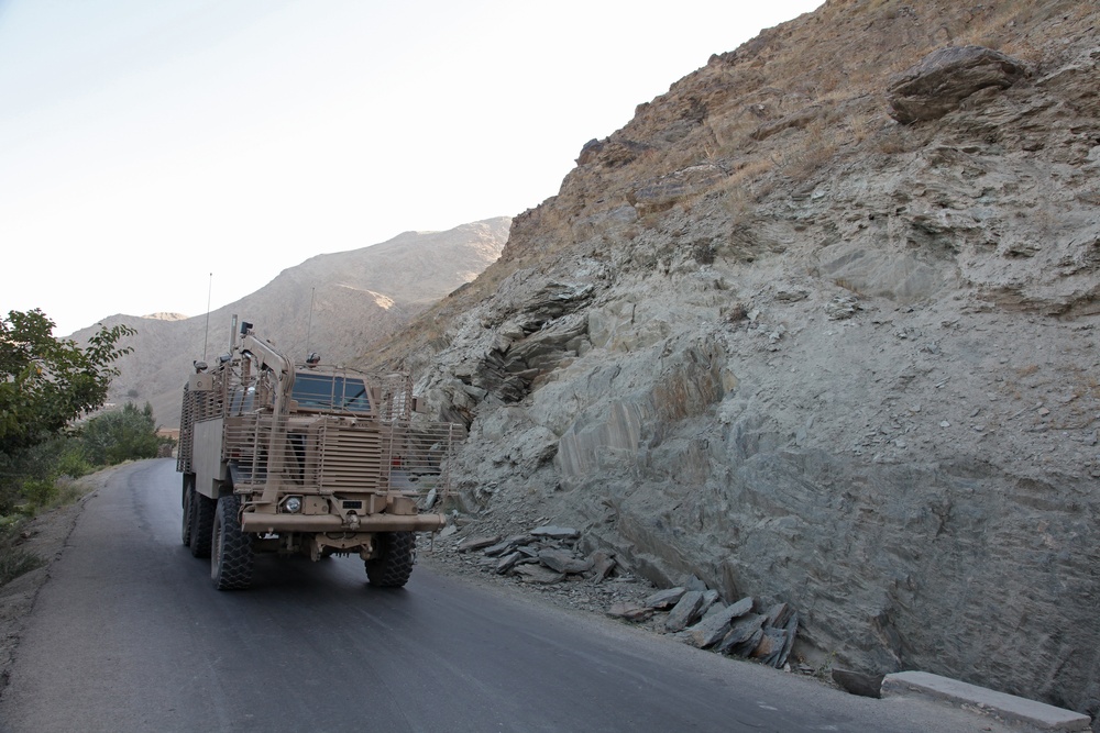 patrol through the Tangi Valley