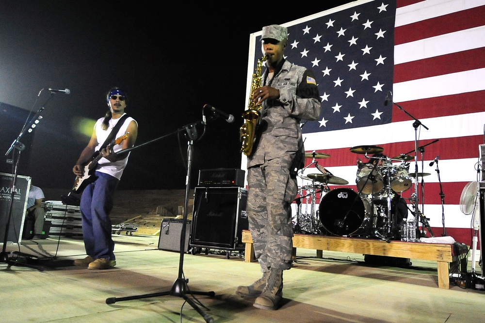 Saxophone Player in Iraq