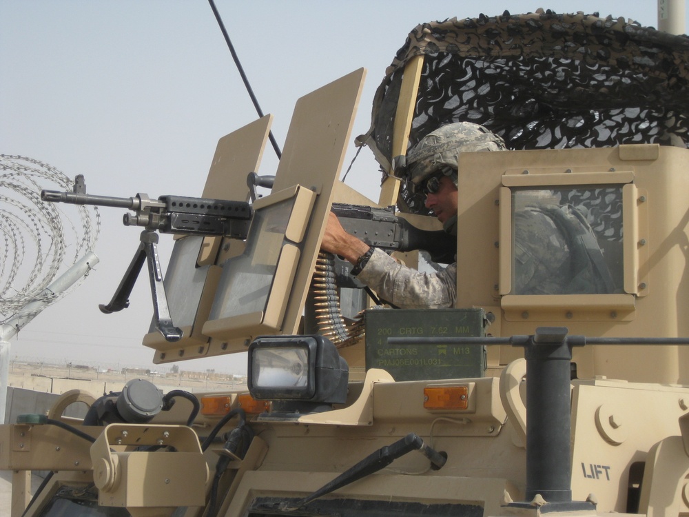 On Guard in Southern Iraq