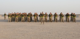 22nd Marine Expeditionary Unit celebrates hump-day with motivational run