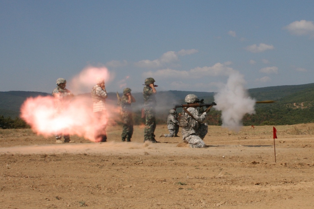 Guardsmen Participate in Combined Training With Bulgarians