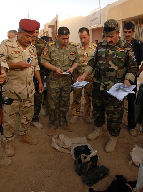 Iraqi security forces enforce the law in Rashaad Valley