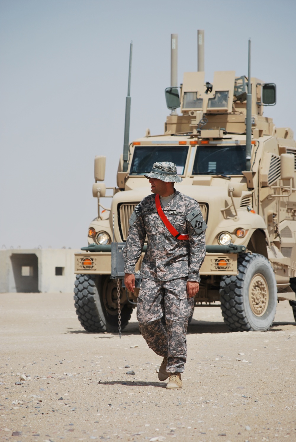 2-300th Field Artillery Mine Resistant Ambush Protected Vehicle Training