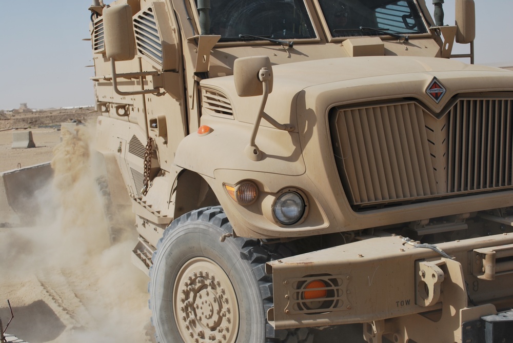 2-300th Field Artillery Mine Resistant Ambush Protected Vehicle Training