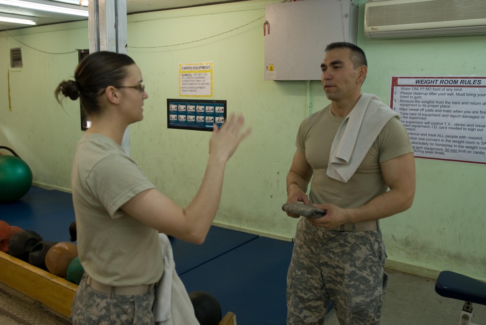 Losers gain at Contingency Operating Base Basra
