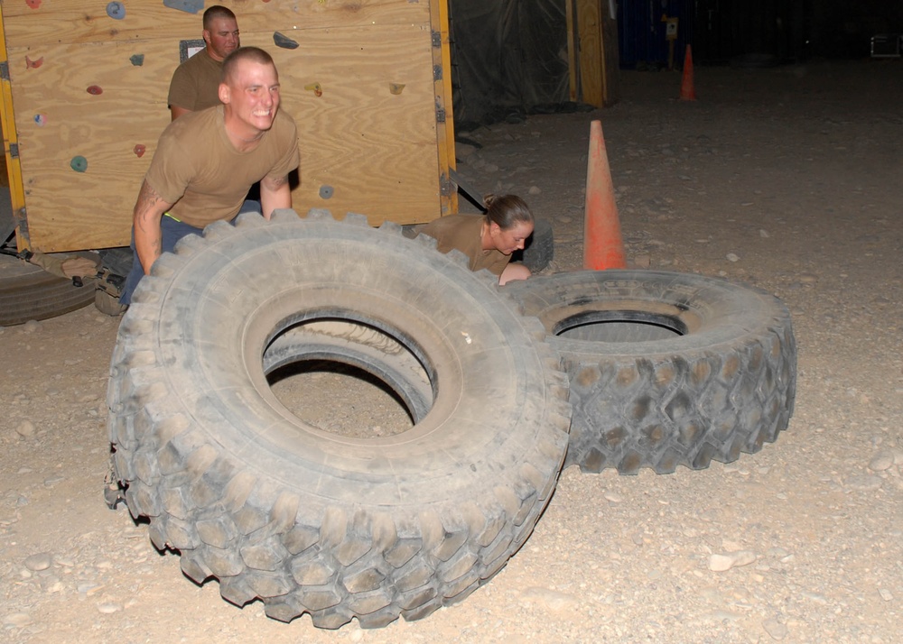 NMCB-74 Seabees Maintain Physical Fitness While Deployed