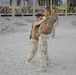 Seabees practice hand to hand combat