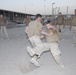 Seabees practice hand to hand combat