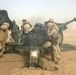 Conversations and down time on the Sierra Battery gun line