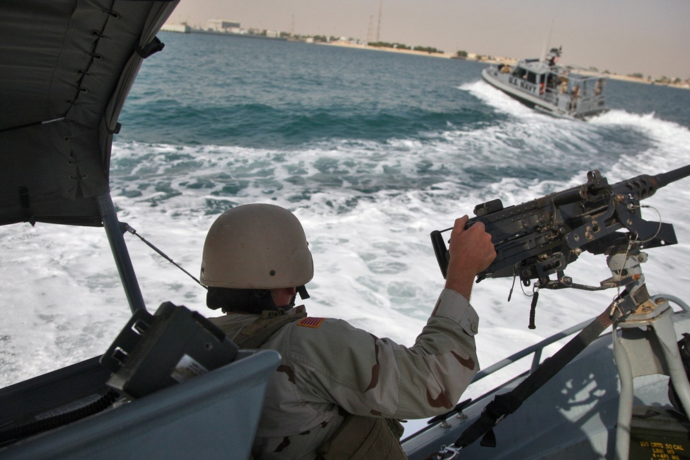 Coast Guard trains off Kuwait
