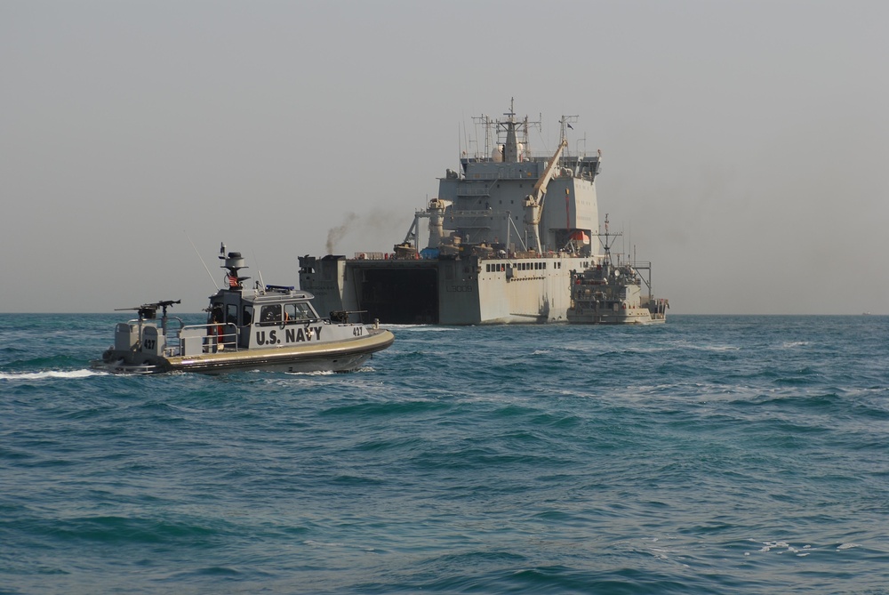 Coast Guard trains off Kuwait