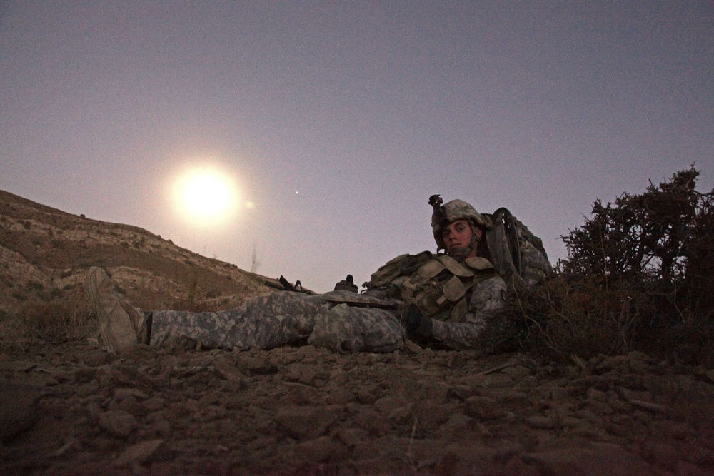 Patrolling in Afghanistan