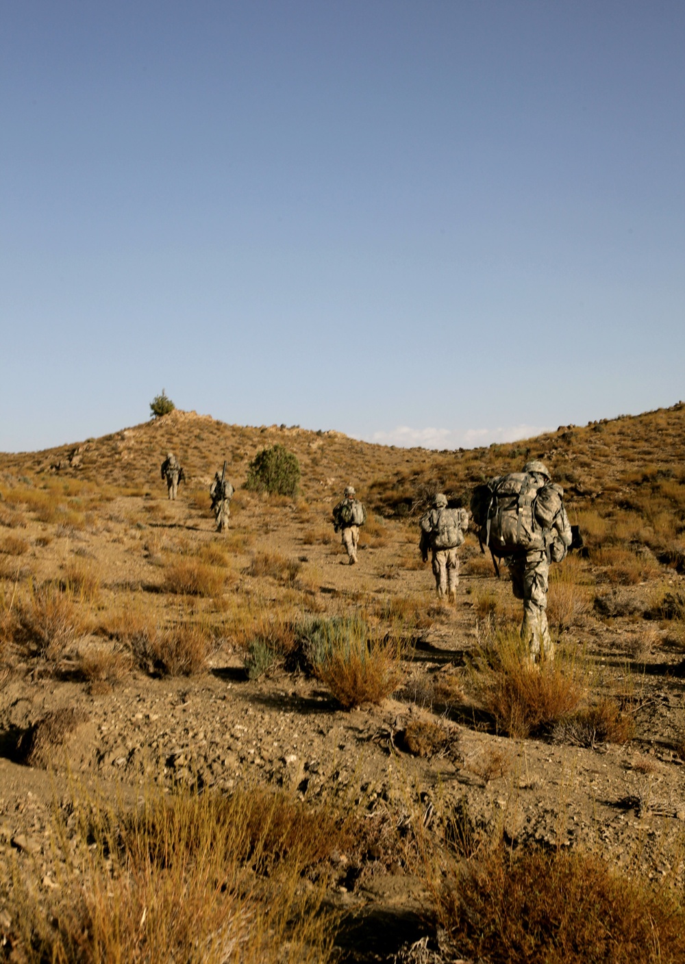 Patrolling in Afghanistan