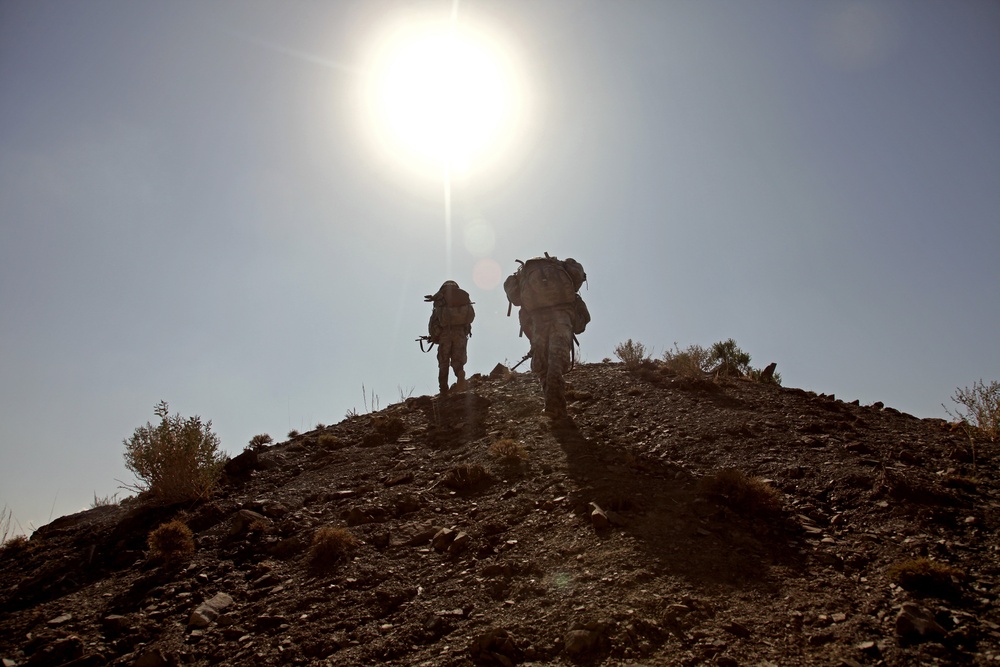 Cavalrymen patrol Paktika province