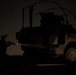 Cavalry soldiers conduct night patrol