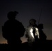 Cavalry soldiers conduct night patrol