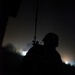 Cavalry soldiers conduct night patrol