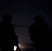 Cavalry soldiers conduct night patrol