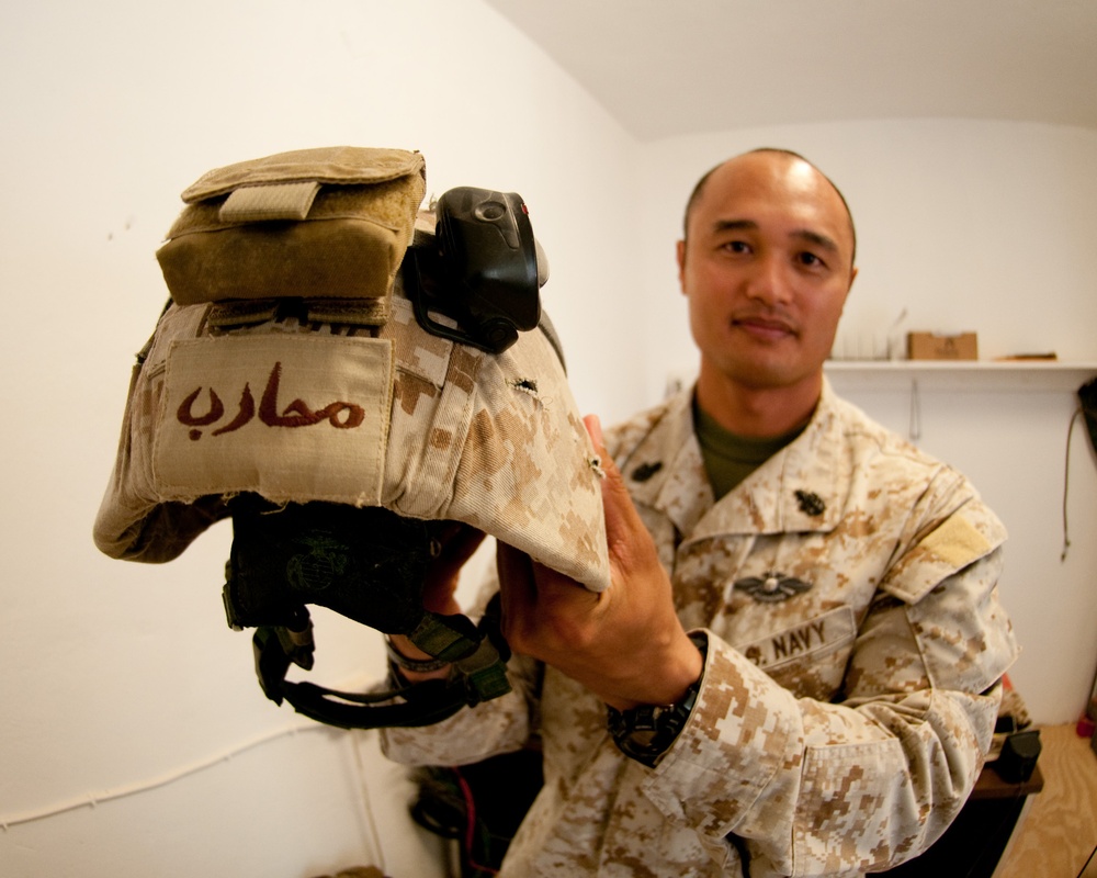 Paratrooper medics replace corpsmen at Camp Ramadi, Iraq