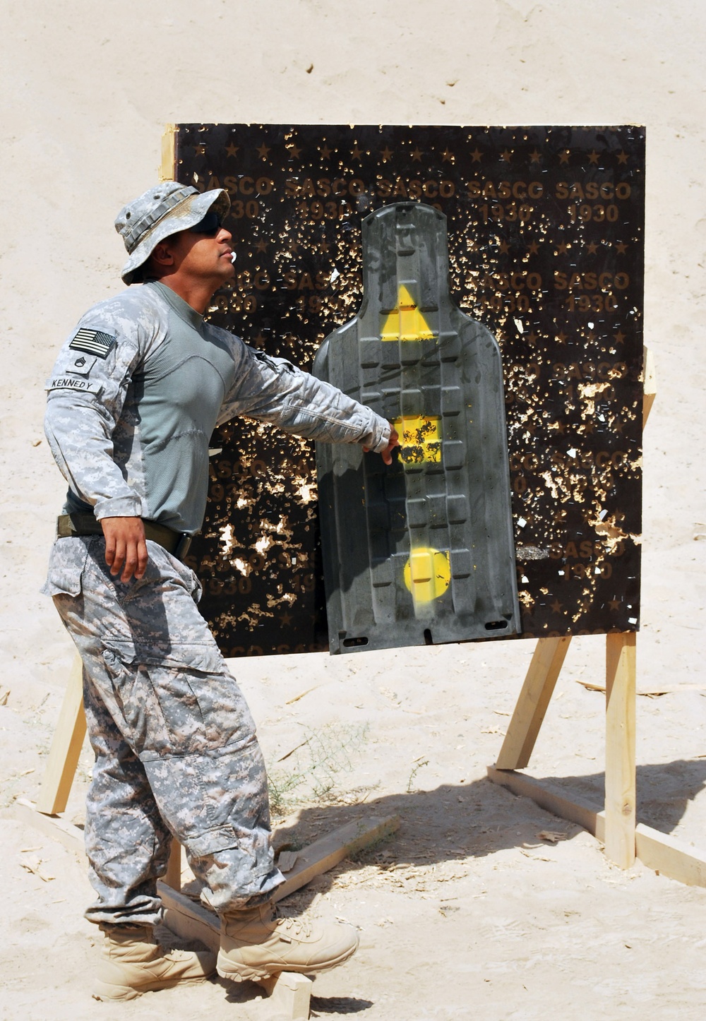 Joint U.S., Iraqi Army live-fire range