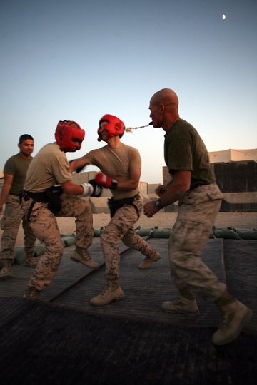 Estonians learn basics of Marine Corps Martial Arts Program
