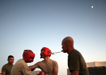 Estonians learn basics of Marine Corps Martial Arts Program