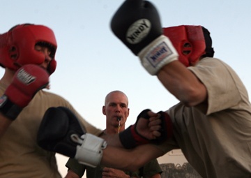 Estonians learn basics of Marine Corps Martial Arts Program