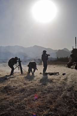 Fire in the Sky: 3-71 Mortarmen Have a Blast