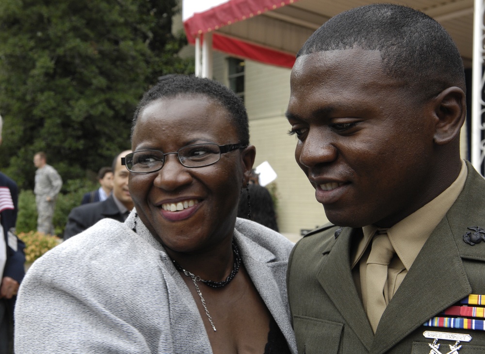 Naturalization Ceremony Honors New Uniformed Citizens
