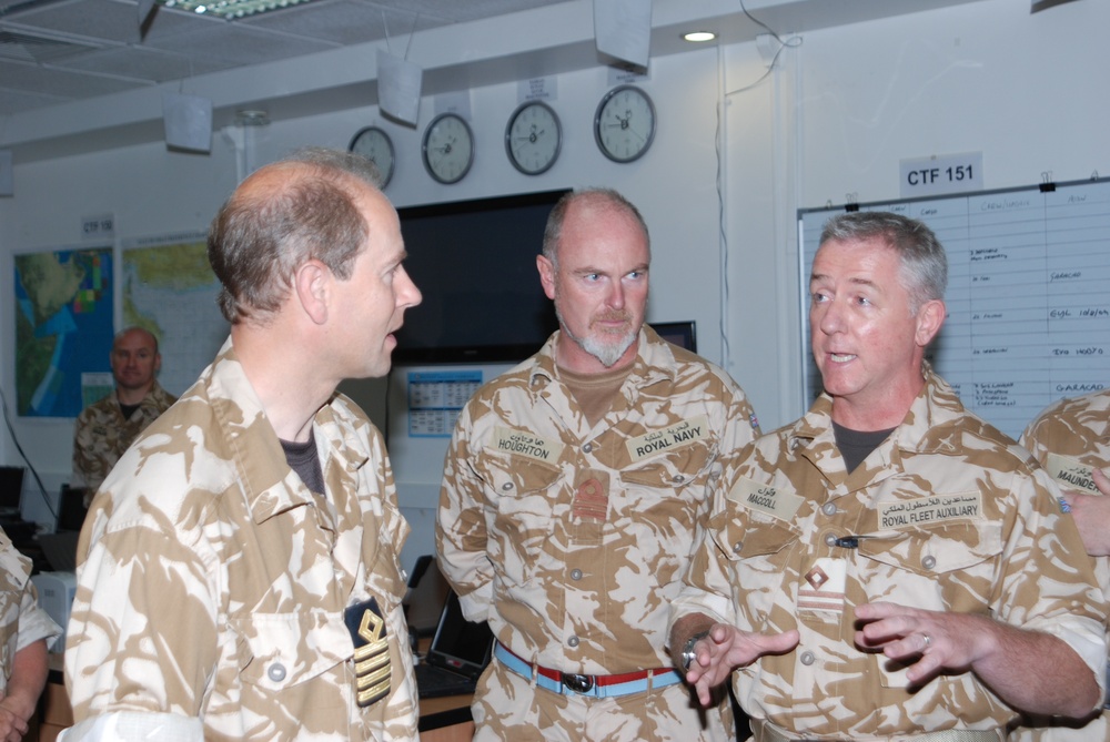 Commodore in Chief Royal Fleet Axiliary visits Royal Fleet Axiliary and Royal Navy Units