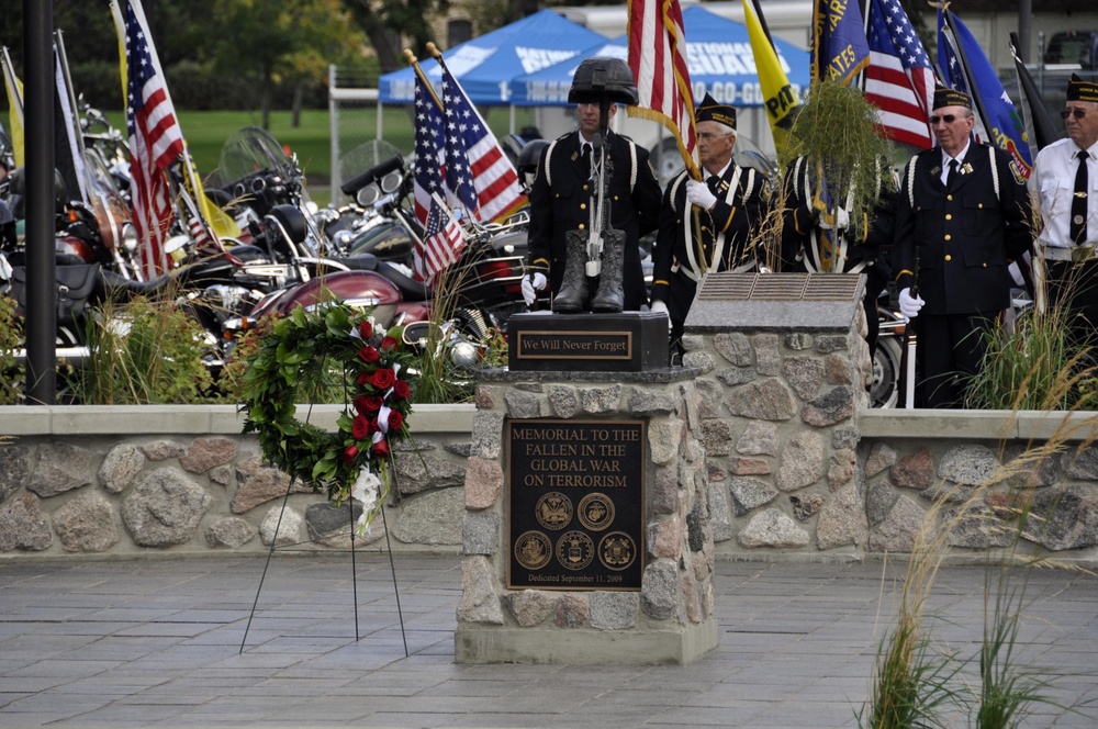 North Dakota Memorial to the Fallen in the Global War on Terrorism Dedicated on Sept. 11