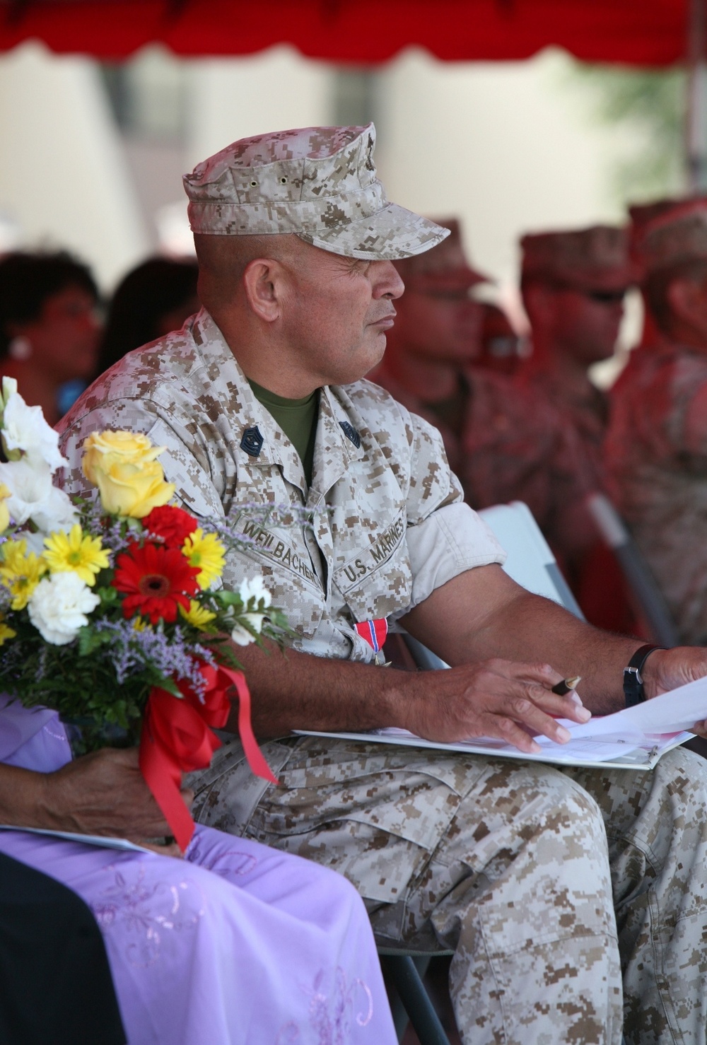 Retirement Ceremony of Sgt. Maj. Weilbacher