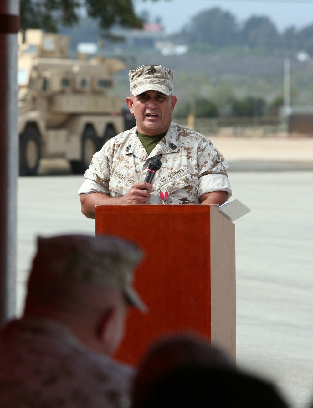 Retirement Ceremony of Sgt. Maj. Weilbacher