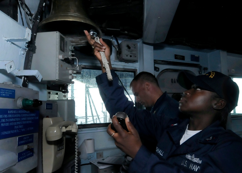 USS Blue Ridge action