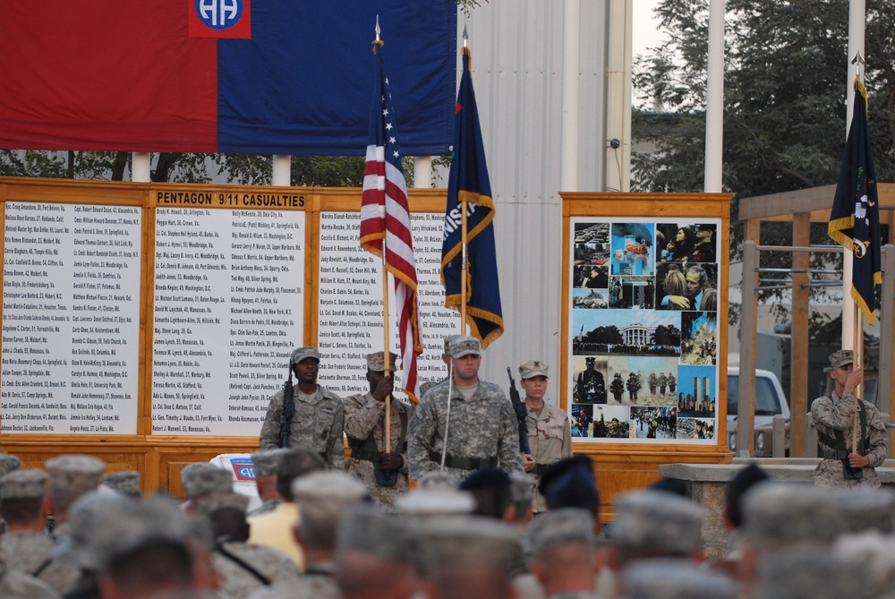 9/11 ceremony honors the fallen at Bagram Air Field
