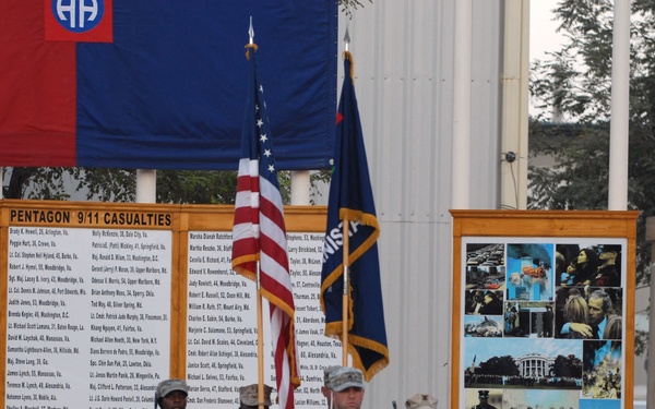 9/11 ceremony honors the fallen at Bagram Air Field
