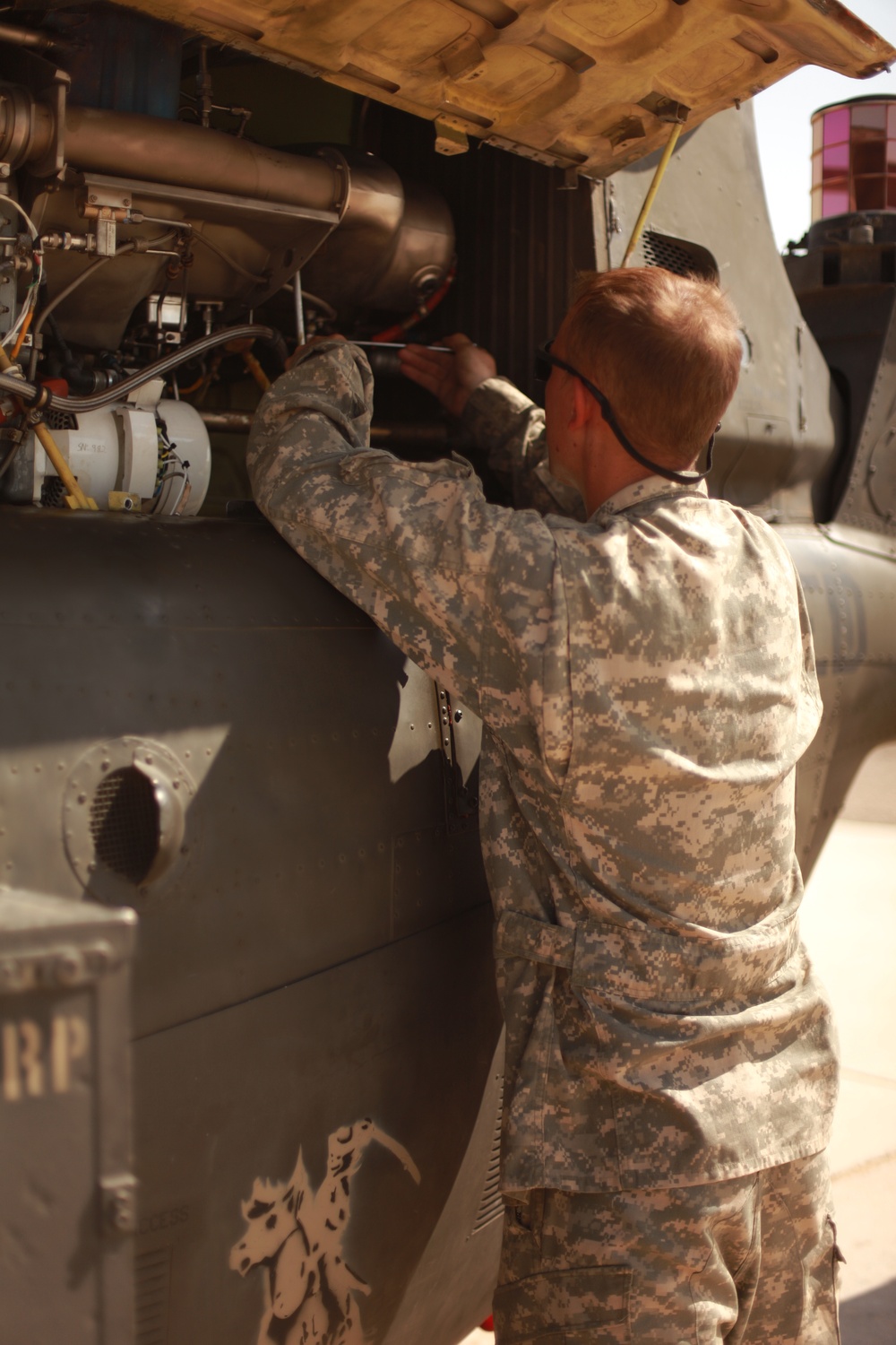 Helicopter maintenance