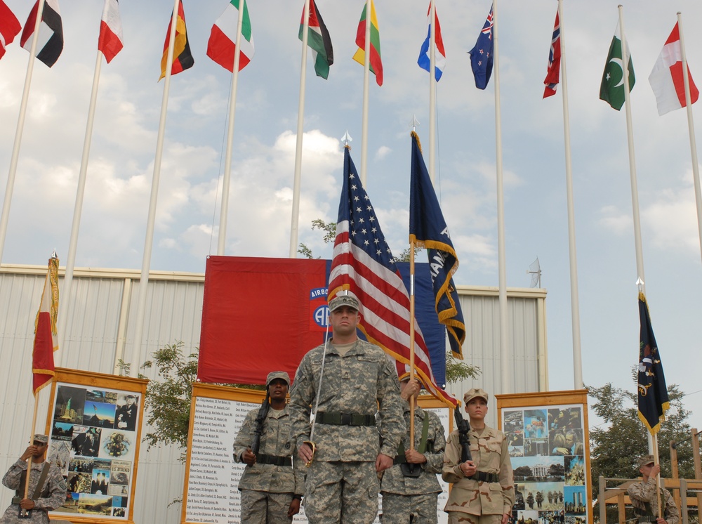 9/11 ceremony honors the fallen at Bagram Air Field