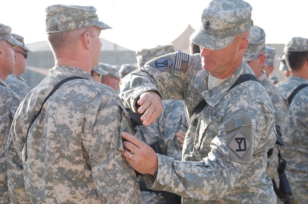'Nation's Oldest' earns combat patch