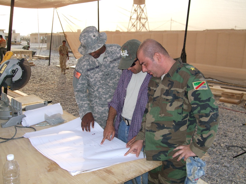 Army, Air Force engineers drop hammers to teach