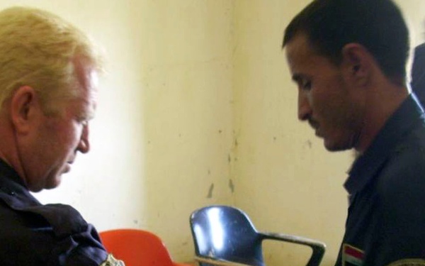 Hellraiser mortar platoon conducts training with Qayyarah Oil Refinery Protection Force