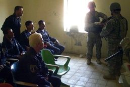 Hellraiser mortar platoon conducts training with Qayyarah Oil Refinery Protection Force