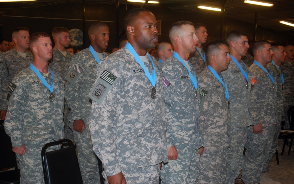 Paratroopers enter elite NCO Club