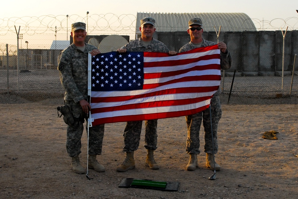 Soldiers Tee it Up in golf competition on Sept. 11