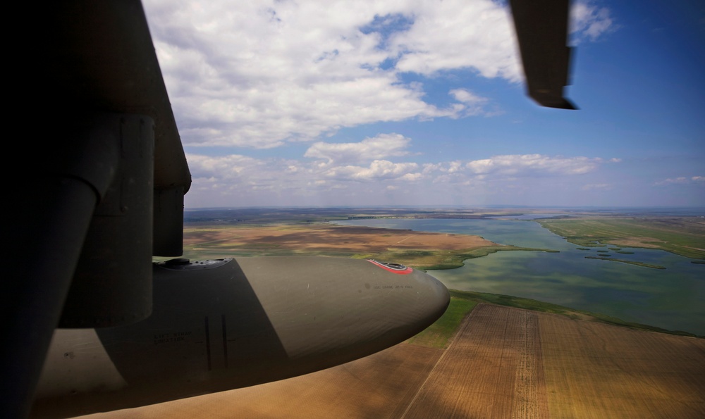 Taking off for Babadag Training Area