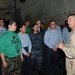 MCPON Rick West visits USS Ronald Reagan